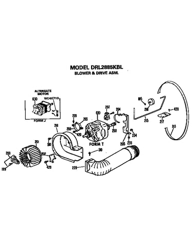 Blower and drive