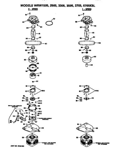 1 and 2 speed motor