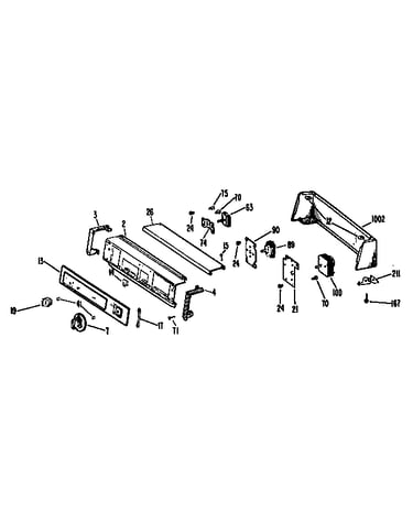 Backsplash for drl2455kbl