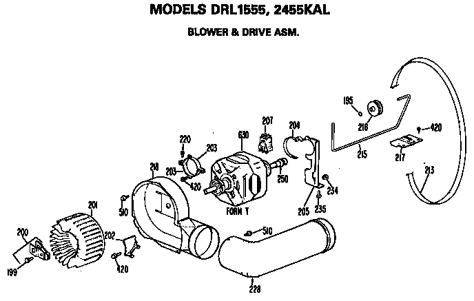 Blower and drive