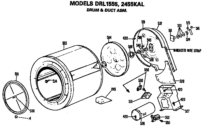 Drum and duct