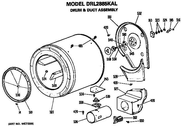 Drum and duct