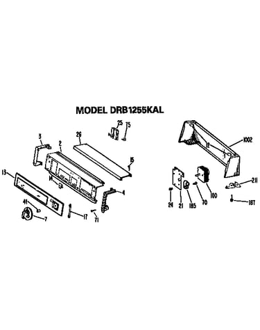 Backsplash for drb1255kal