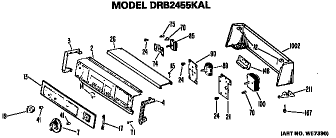 BACKSPLASH FOR DRB2455KAL