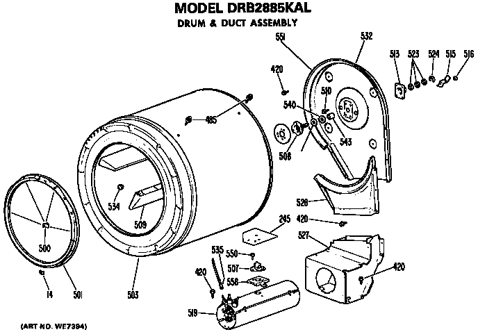 Drum and duct