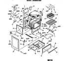 GE L3B360GL0BG main body diagram