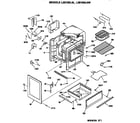 GE L3B155L0W oven diagram