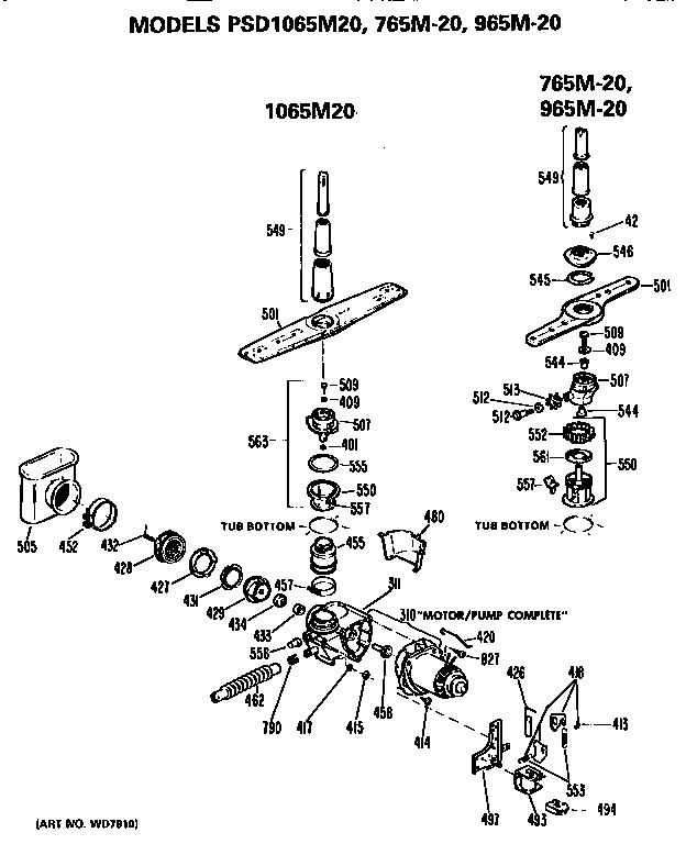 Motor/pump
