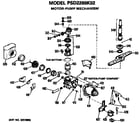 GE PSD2260K02 motor/pump diagram