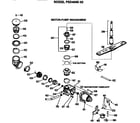 GE PSD460K-02 motor/pump diagram