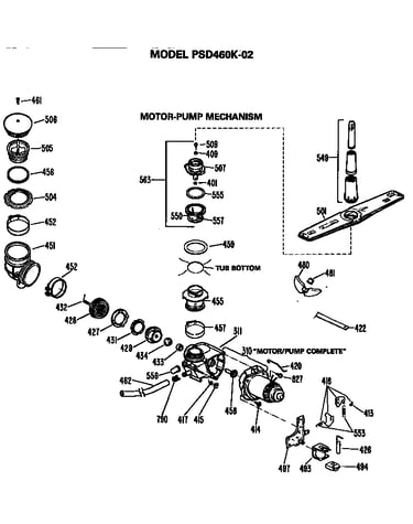Motor/pump