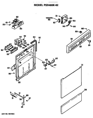 Front/control panel