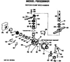 GE PSD2260K01 motor/pump diagram