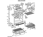 GE MTX21EPBRAD cabinet diagram