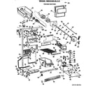 GE MSX24DLC freezer section diagram