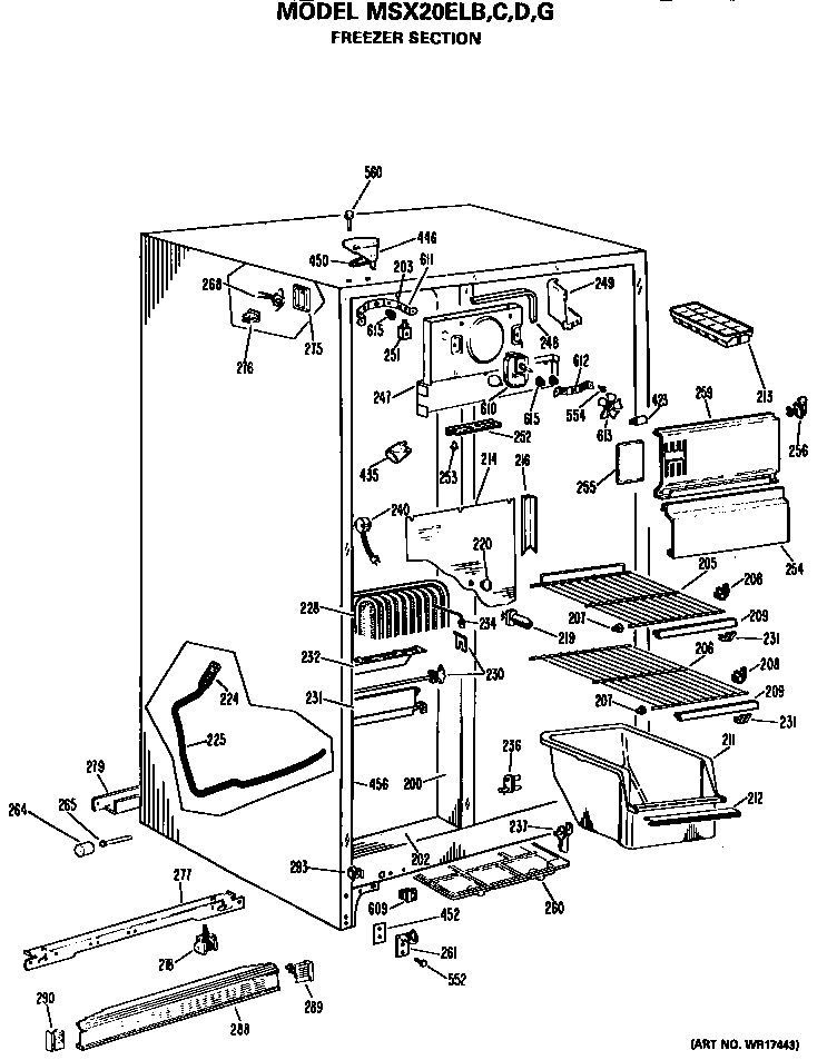 Freezer section