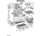 GE MTX21ELFRAD cabinet diagram