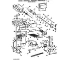 GE MSX24XLP freezer section diagram