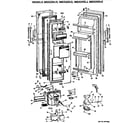 GE MSX22DLJ doors diagram