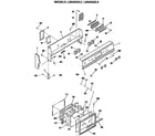 GE L3B325GL3 control/door diagram