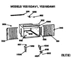 GE YES18DAM1 cabinet diagram