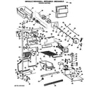 GE MSX24DLL freezer section diagram