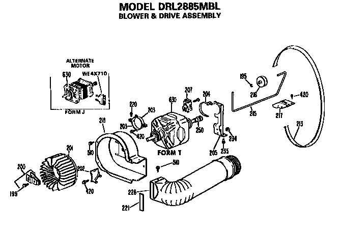 Blower and drive