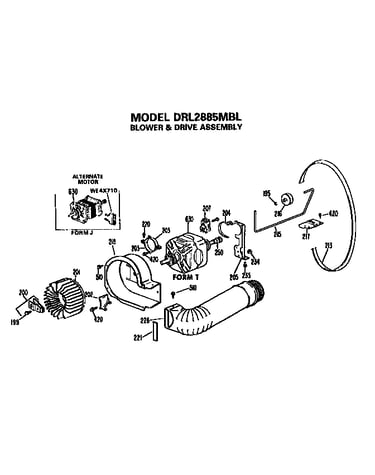 Blower and drive
