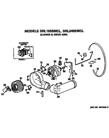 Blower and drive
