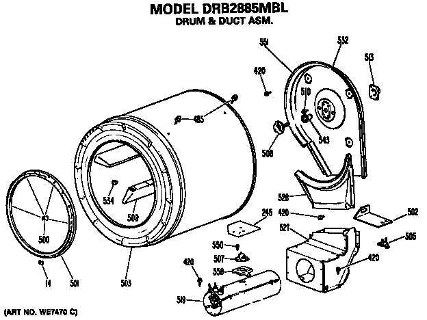 Drum and duct