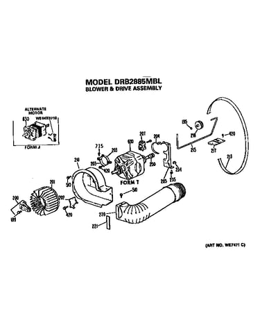 Blower and drive