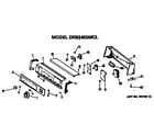 GE DRB2455MCL backsplash for drb2455mcl diagram