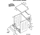 GE DRB1555MCL cabinet diagram