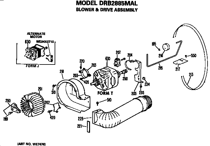 Blower and drive