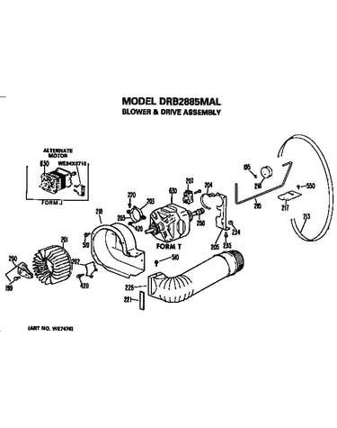Blower and drive
