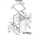 GE DRB2885MAL cabinet diagram