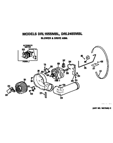 Blower and drive
