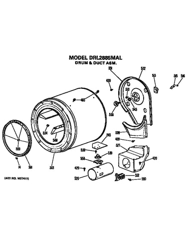 Drum and duct