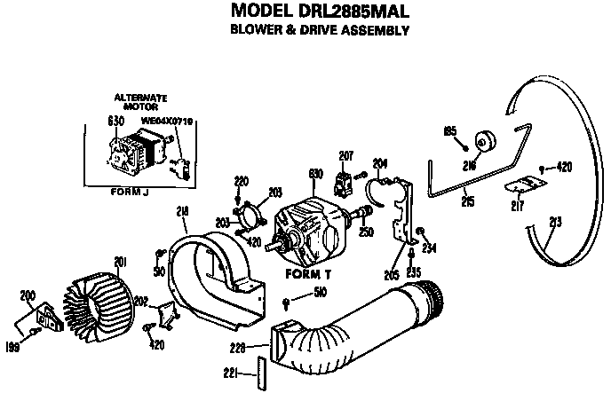 Blower and drive