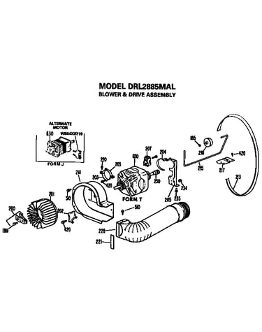 Blower and drive
