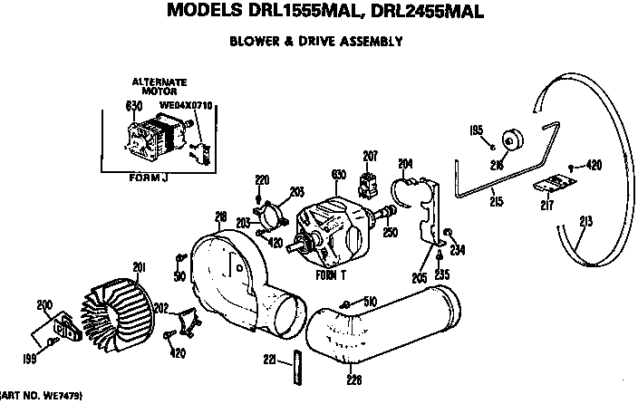 Blower and drive