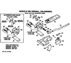 GE DRL1555MAL gas valve and burner diagram