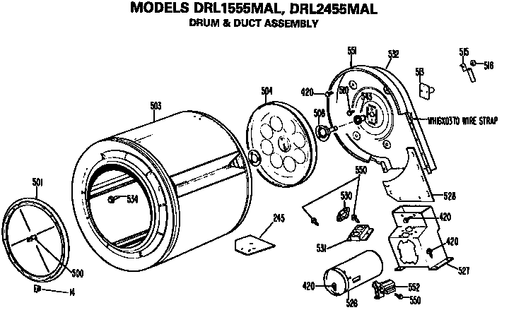 Drum and duct