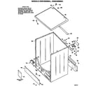 GE DRB1555MAL cabinet diagram