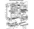 GE MTX22GMTRAD cabinet diagram