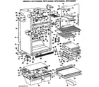 GE MTX19GMTRAD cabinet diagram