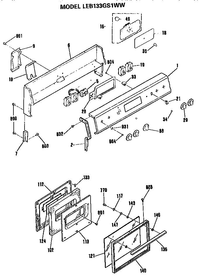 Door/controls