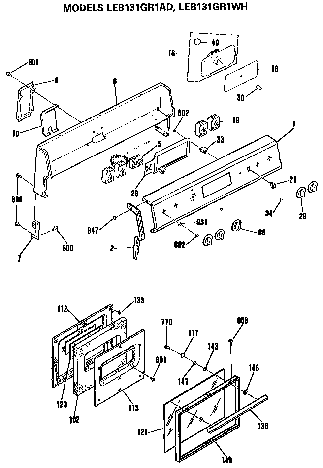 Door/controls