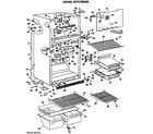 GE MTX18EMBRWH cabinet diagram