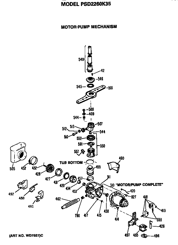 Motor/pump